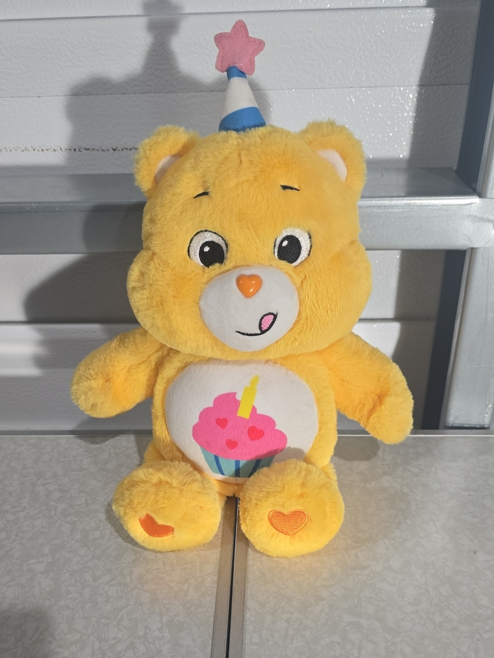 Care Bears Birthday Bear Plush Toy - Soft Party Teddy